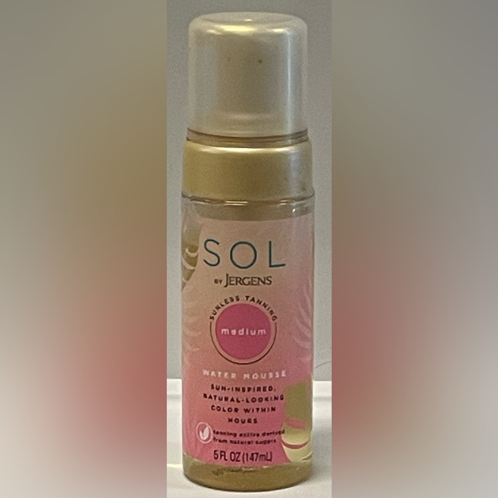 SOL by Jergens Medium Water Tanning Mousse, 5 fl oz